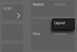 Кнопка Layout