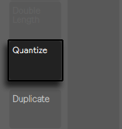 Кнопка Quantize