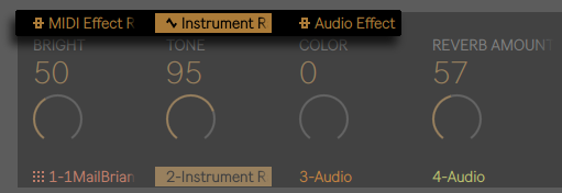 MIDI Effect Rack, Instrument Rack и Audio Effect Rack
