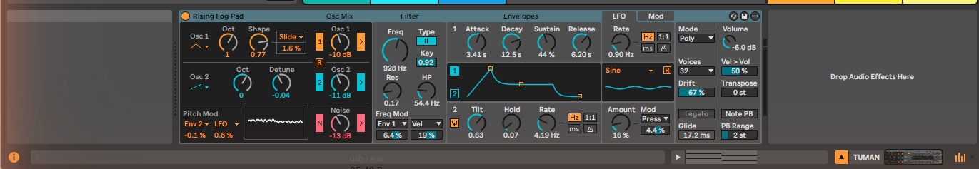 Drift целиком с шестью главными ручками