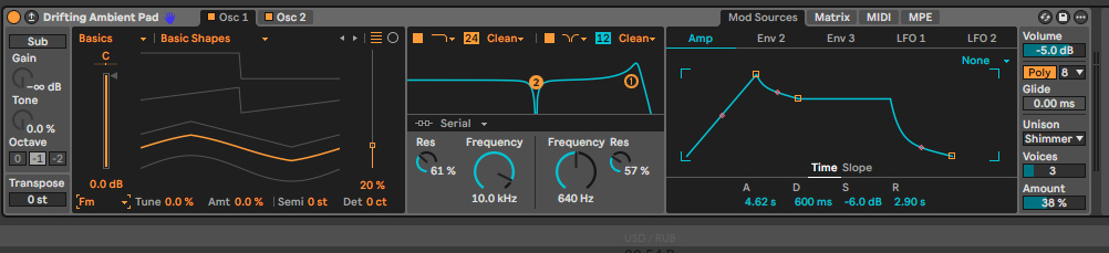 Wavetable: режим FM