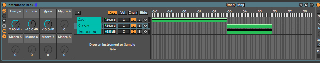 Rack: Key Zones